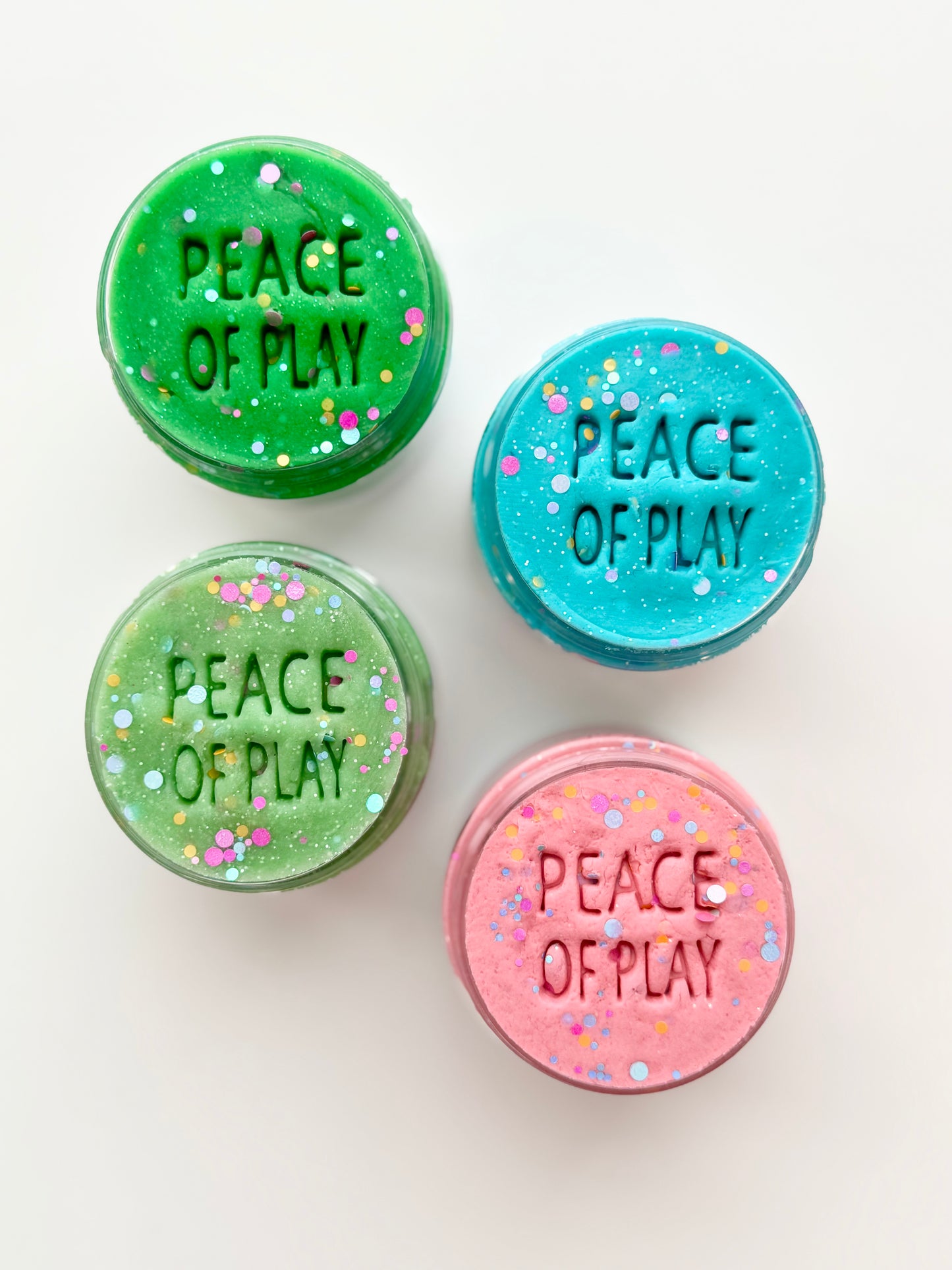 Spring Confetti Dough Jars