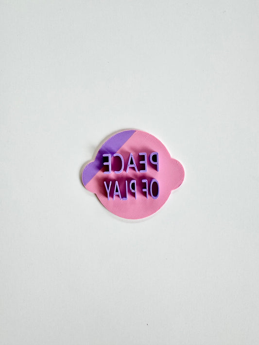 Peace of Play Logo Dough Stamper - *  LIMITED STOCK + PREORDER *